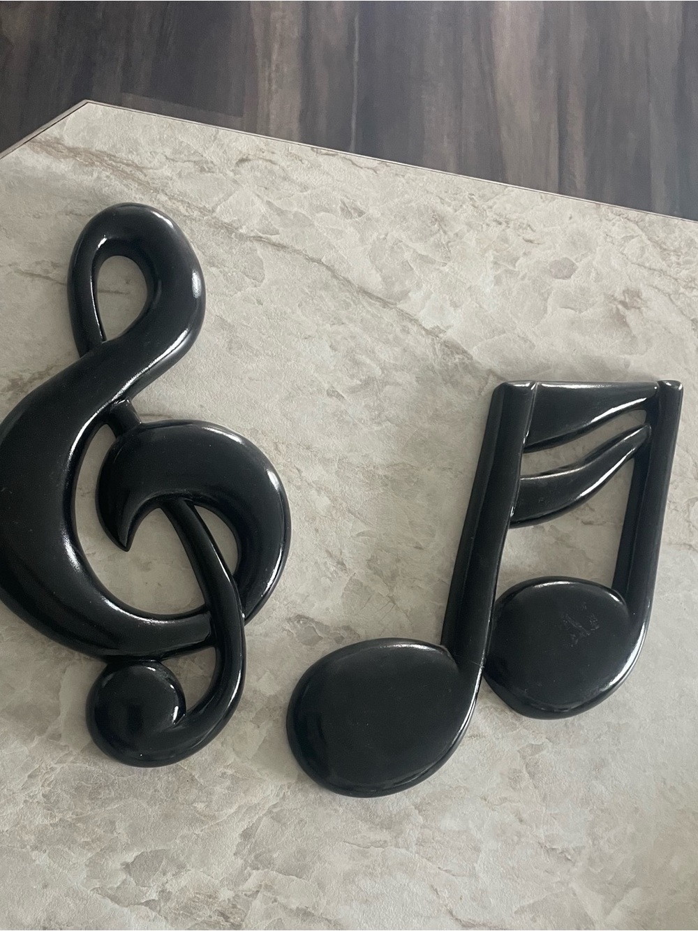 Black Musical Note Wall Decor Set - Home Wall Art